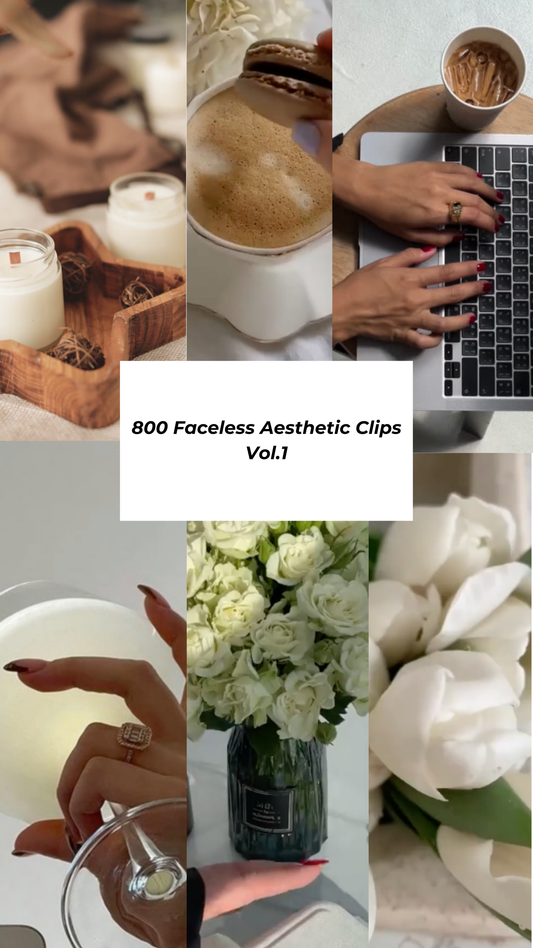 800+ Faceless Aesthetic Vol.1