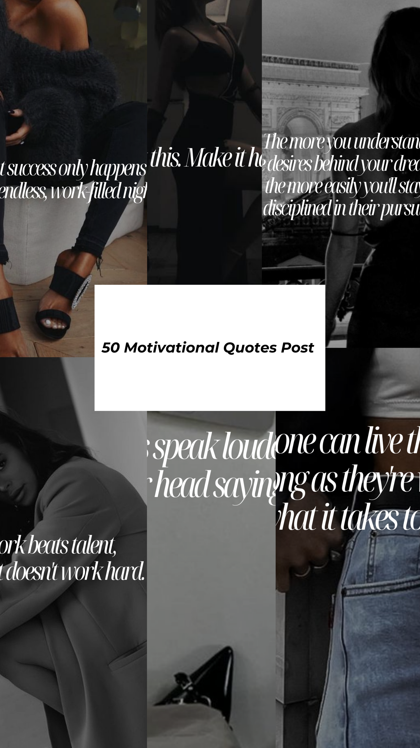 50+ Women Motivational Quotes Post